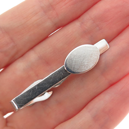 SWANK 925 Sterling Silver Vintage Engravable Tie Clip