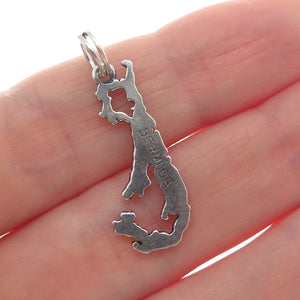 PAYTON PEPPER & SONS LTD Sterling Silver Vintage 1959 Birmingham Bermuda Pendant