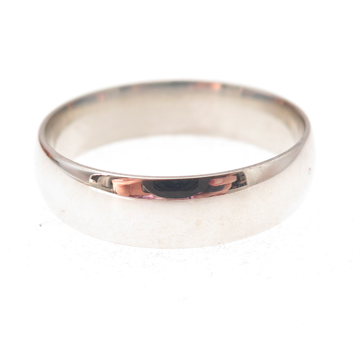 925 Sterling Silver Vintage Classic Wedding Band Ring Size 13