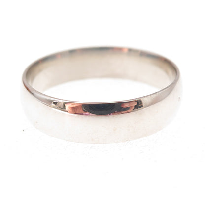 925 Sterling Silver Vintage Classic Wedding Band Ring Size 13