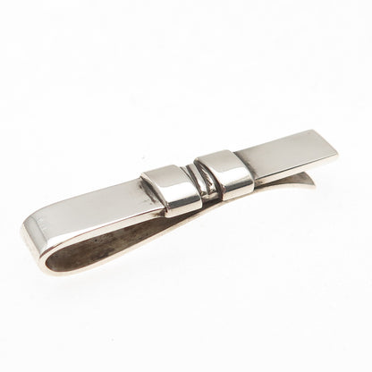 Georg Jensen 925S Sterling Silver Vintage Denmark Modernist Tie Bar Clip #74B