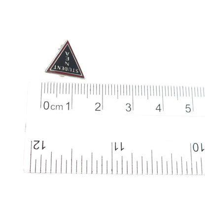 925 Sterling Silver Vintage Enamel Student National Education Association Pin