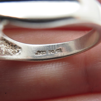 925 Sterling Silver Radiant-Cut C Z Engagement Ring Size 7