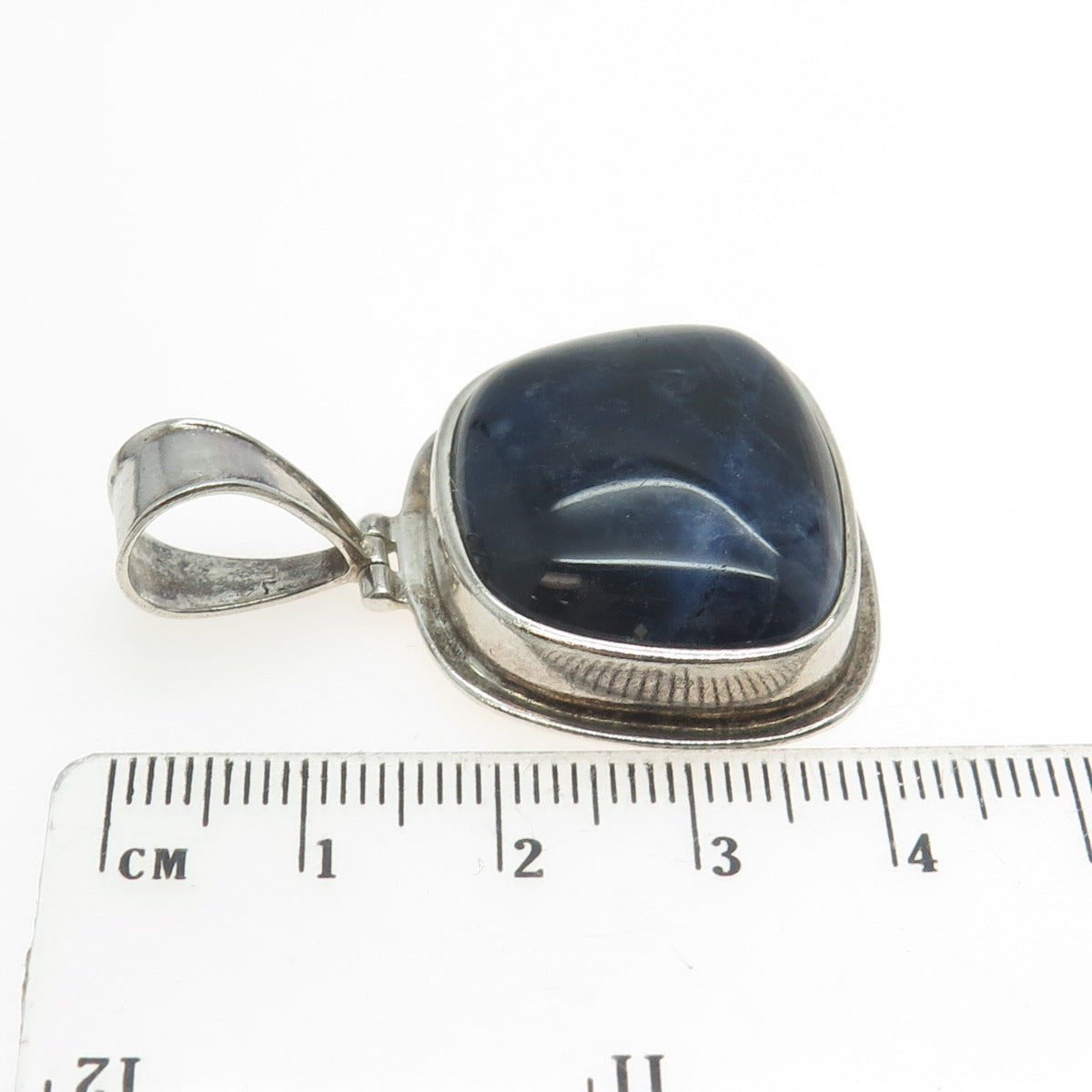 SILPADA 925 Sterling Silver Vintage Real Labradorite Gemstone Pendant