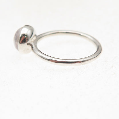 Pandora Sterling Silver Clear Crystal April Birthstone Droplet Ring Size 6.25