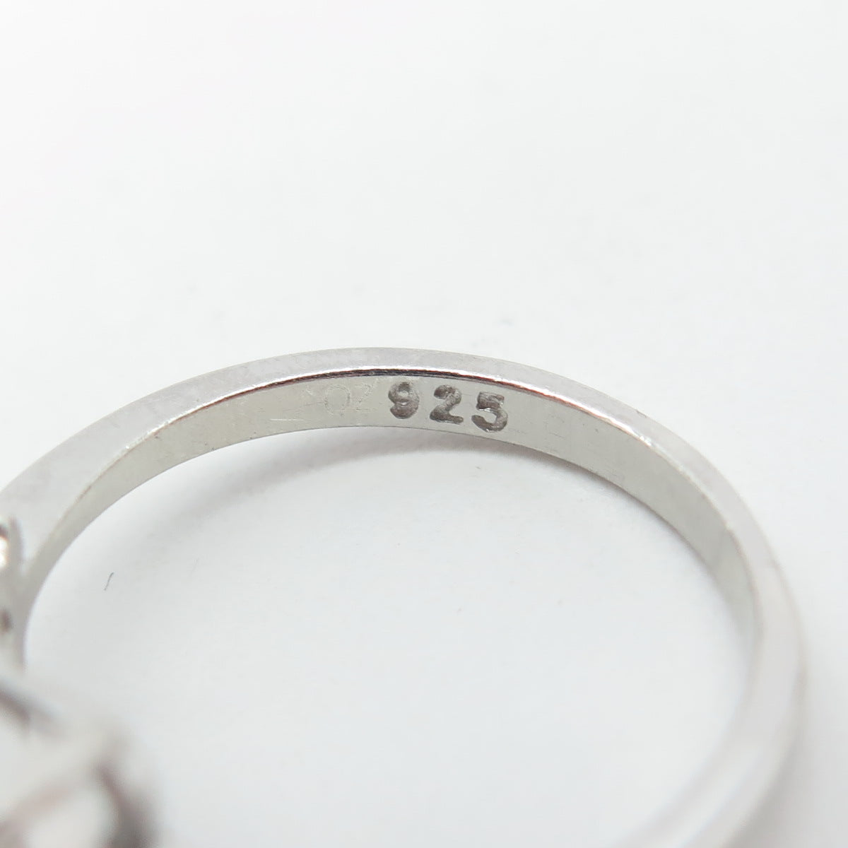 925 Sterling Silver Multi-C Z Ring Size 7.25