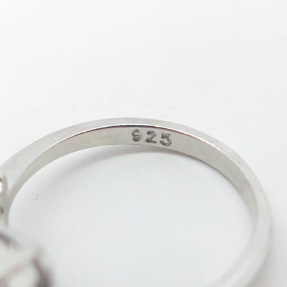 925 Sterling Silver Multi-C Z Ring Size 7.25