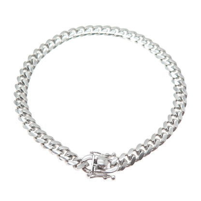 925 Sterling Silver Italy Cuban Link Bracelet 8.5"