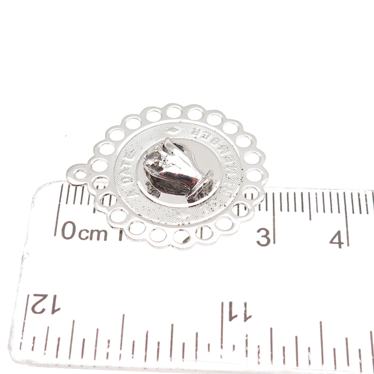 Town & Country 925 Sterling Silver Vintage Rhinestone A Date To Remember Pendant