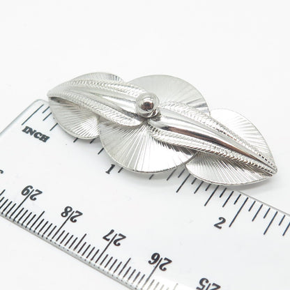 925 Sterling Silver Vintage Carl Art Modernist Pin Brooch