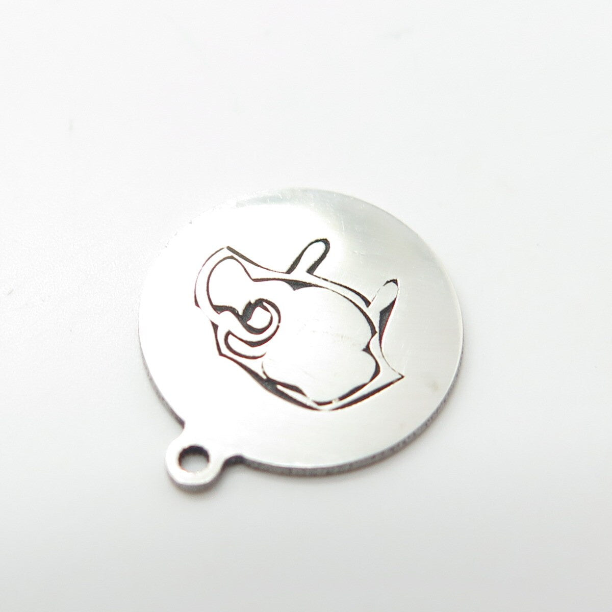 925 Sterling Silver USA Two In Town Turkey Charm Pendant