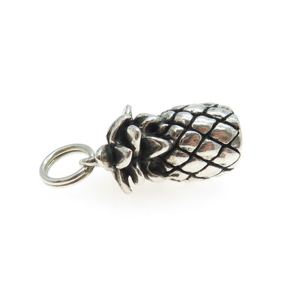 SHUBE 925 Sterling Silver Vintage Pineapple Charm Pendant