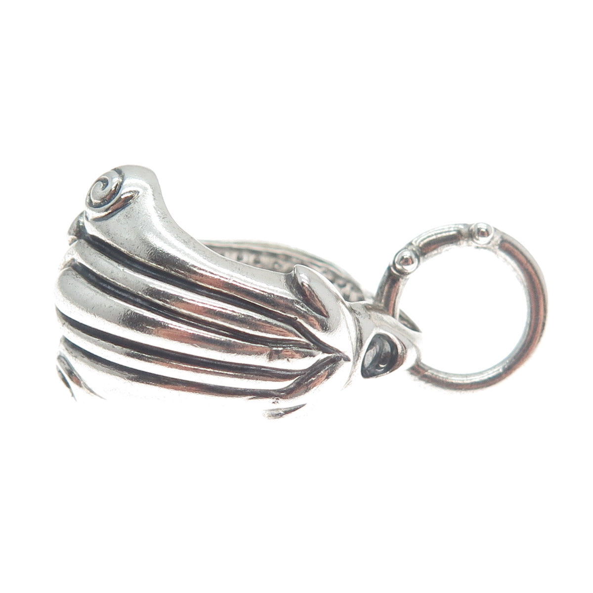 AKR AMY KAHN RUSSELL 925 Sterling Silver Vintage Column Pendant Ring Size 6.5