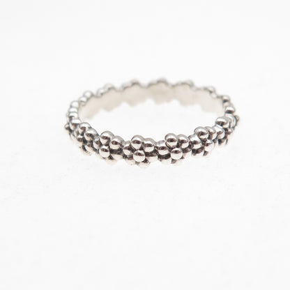 Pandora 925 Sterling Silver Anello Daisy Band Ring Size 5.25