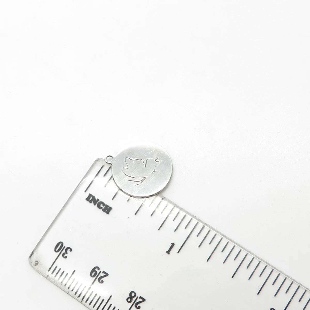 925 Sterling Silver USA Two In Town Butterfly Charm Pendant