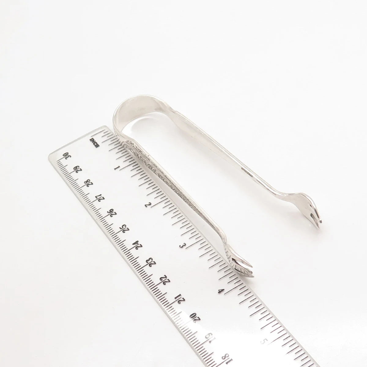 925 Sterling Silver Vintage Wallace 1933 Normandie Sugar Tongs