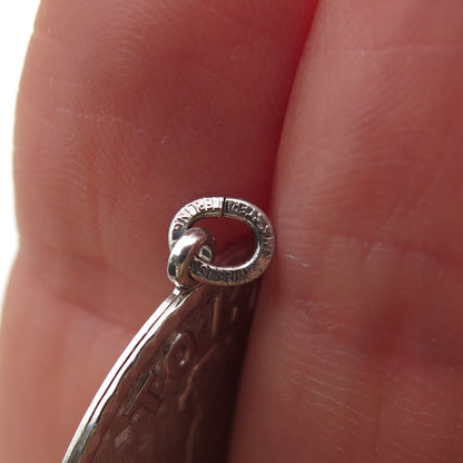 Joseph M. Shanholtz 925 Sterling Silver Vintage To My Bridesmaid Charm Pendant