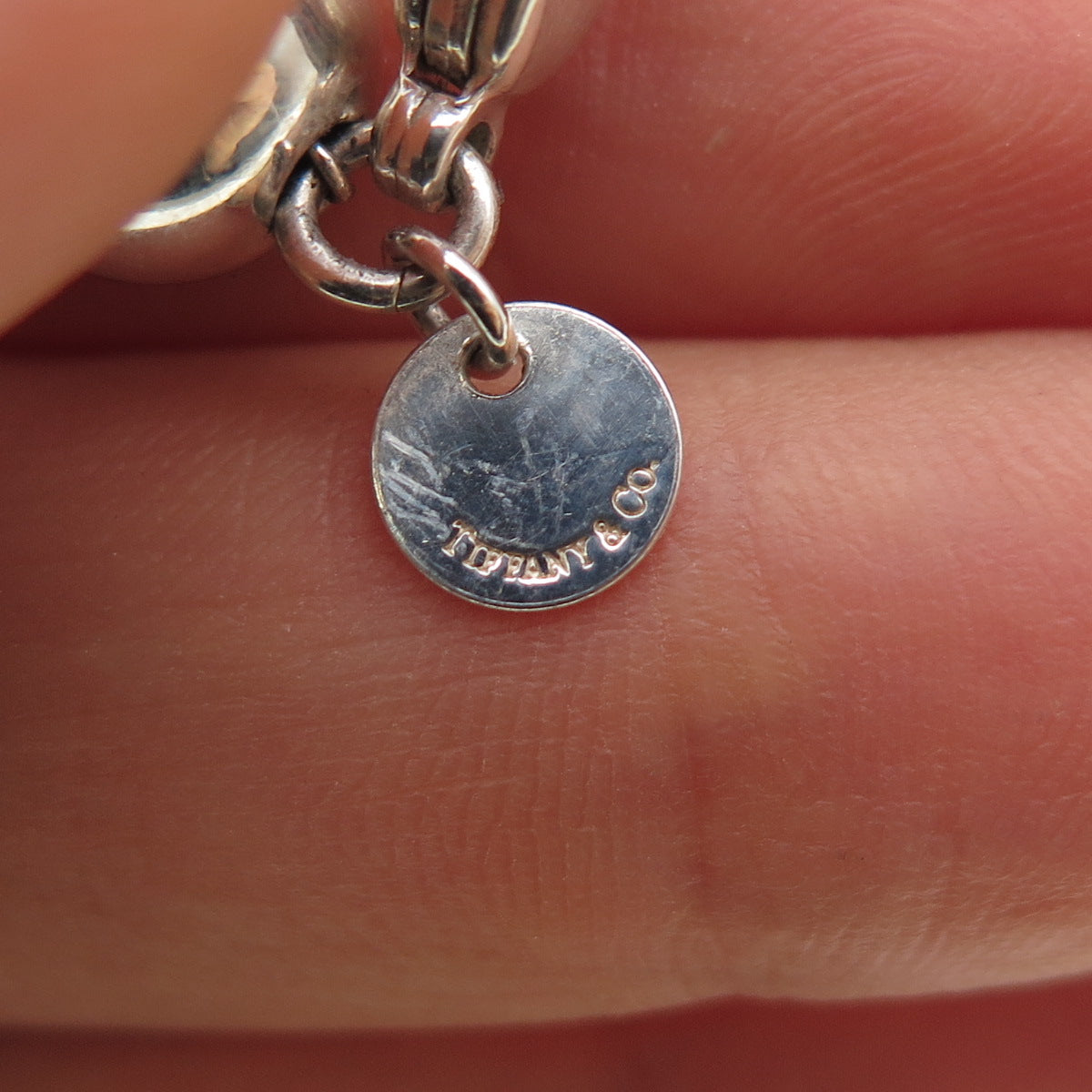 TIFFANY & CO. 925 Sterling Silver Vintage HardWear Ball Beaded Bracelet 6.25"