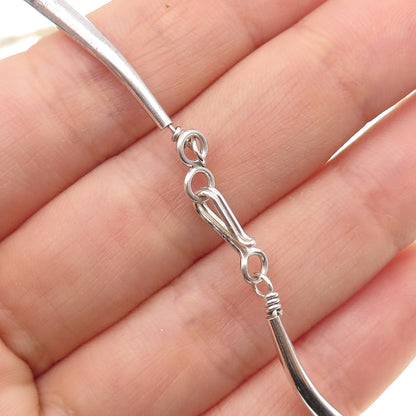 SUNRISE Old Pawn Sterling Silver Gold Filled Vintage Liquid Chain Necklace 28"