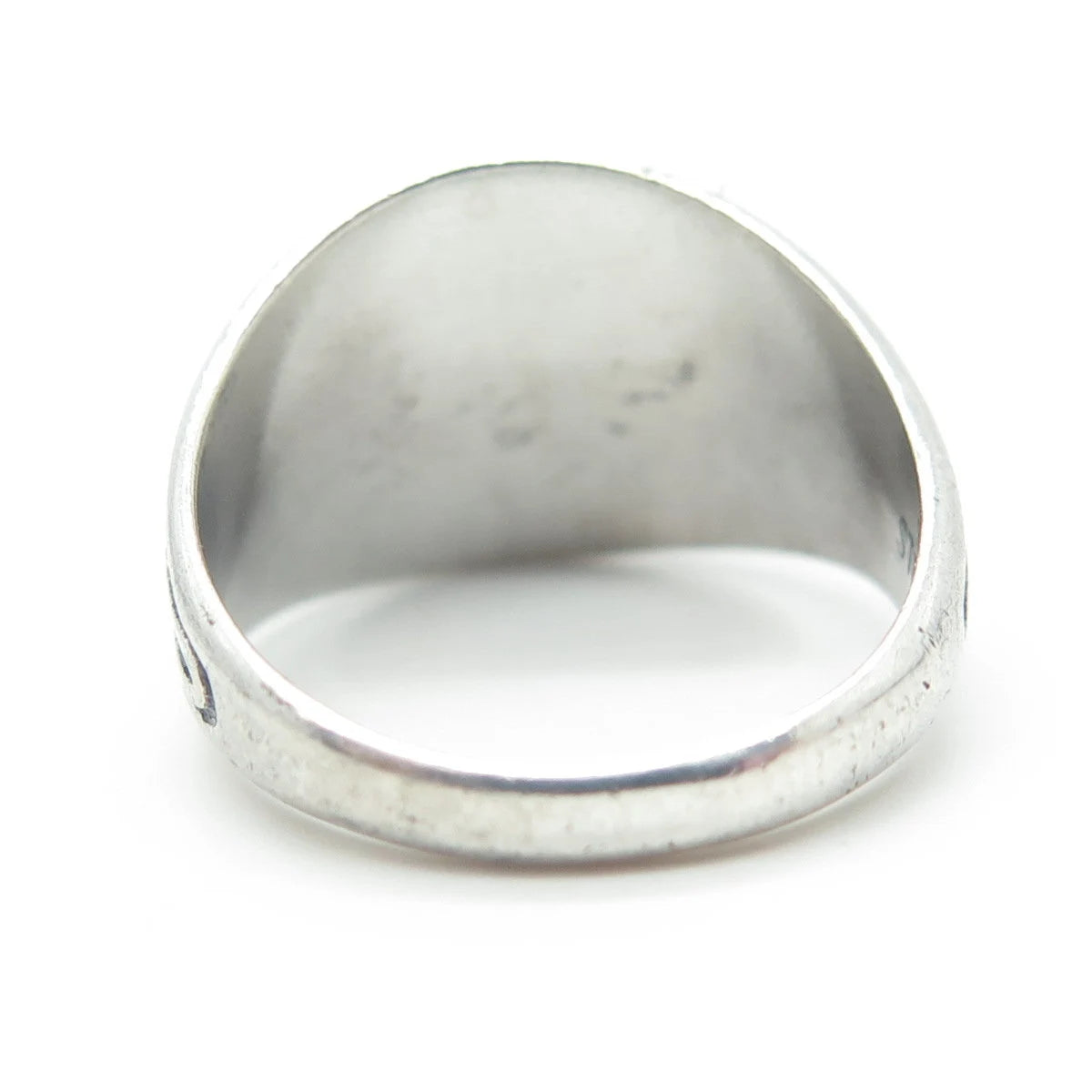 925 Sterling Silver Vintage 1973 Anniversary Month Signet Ring Size 7