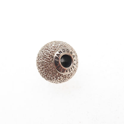 Pandora 925 Sterling Silver C Z Essence Wisdom Slide Bead Charm