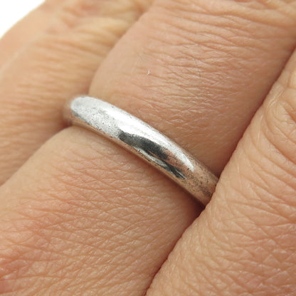 MICHELLE ALBALA 925 Sterling Silver Vintage Wedding Band Ring Size 7