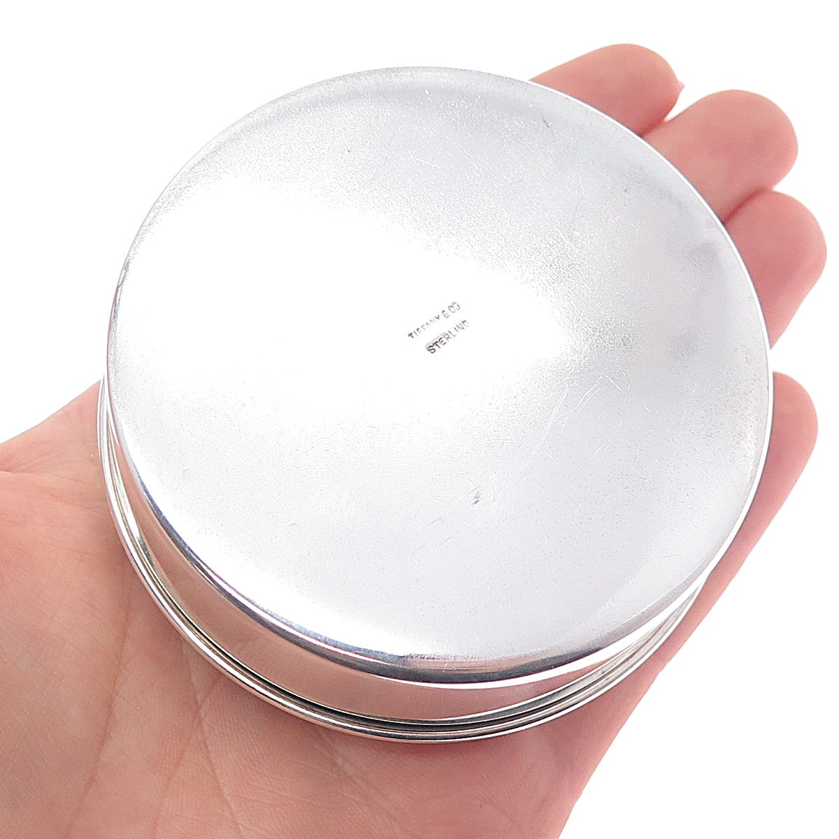 TIFFANY & CO. 925 Sterling Silver Antique Art Deco Trinket Box