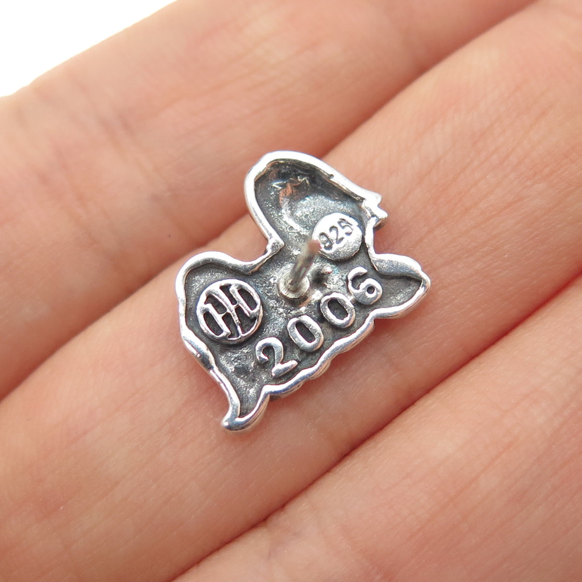JOHN HARDY 925 Sterling Silver 2006 Year of the Dog Lapel / Tie Pin