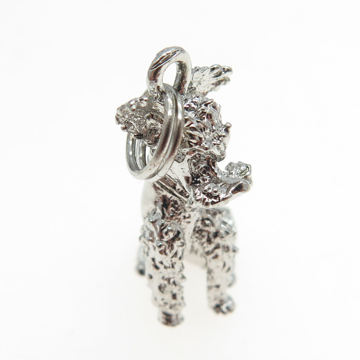 925 Sterling Silver Antique Art Deco Dog / Puppy Charm Pendant