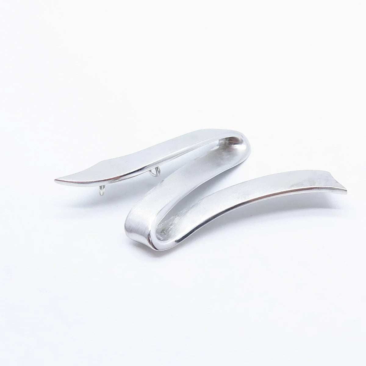 925 Sterling Silver Vintage Ribbon Slide Pendant