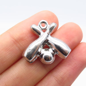 925 Sterling Silver Vintage Bowling For Good Luck Charm Pendant