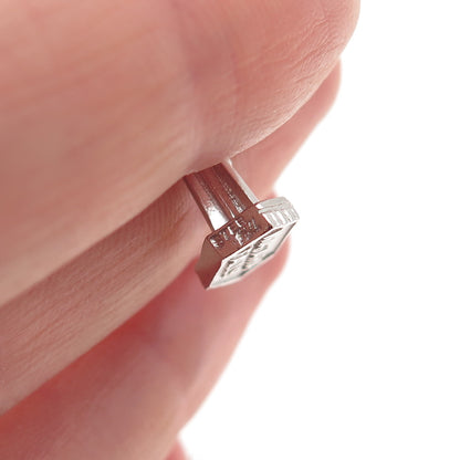 Rembrandt RJL 925 Sterling Vintage Skylon Tower Niagara Falls 3D Charm Pendant