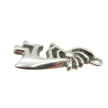 ALVIN THOMPSON NAVAJO Old Pawn Sterling Silver Vintage Kokopelli Charm Pendant