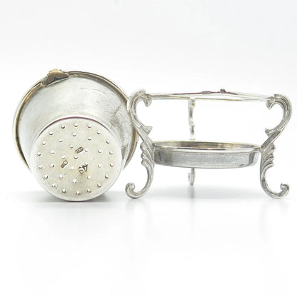 875 Silver Antique Bucket Tea Infuser