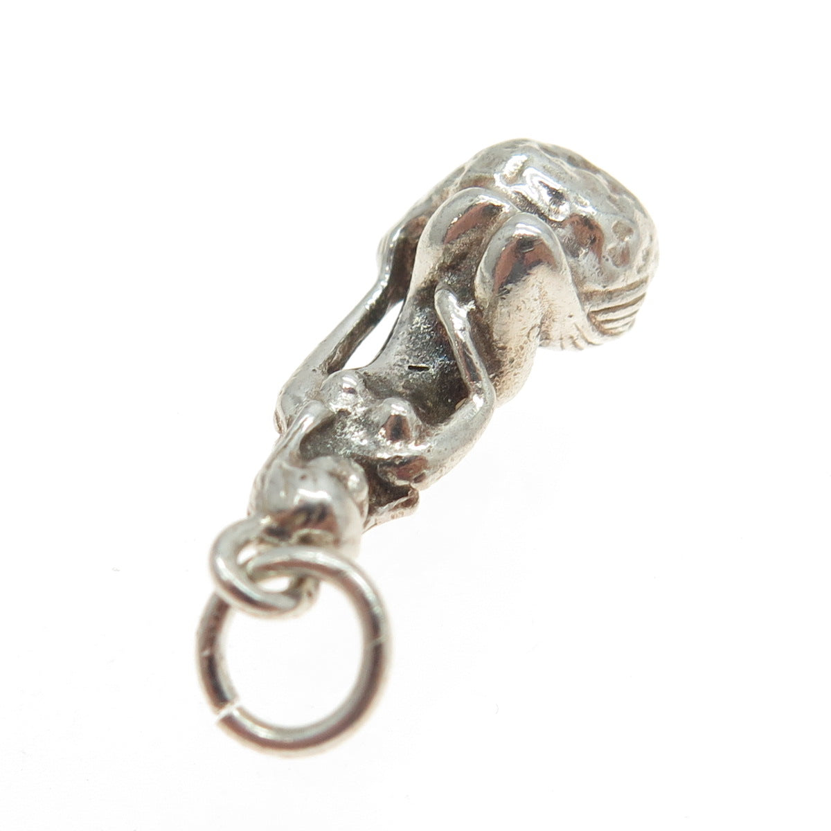 HERMANN SIERSBOL 925S Sterling Silver Vintage Denmark Mermaid Charm Pendant