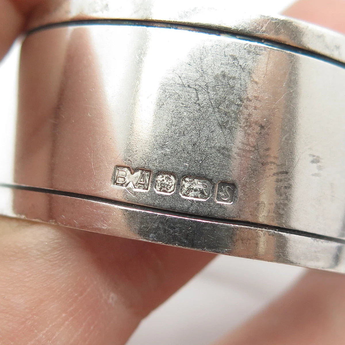925 Sterling Silver Vintage 1992 Sheffield "British Airways" Napkin Ring