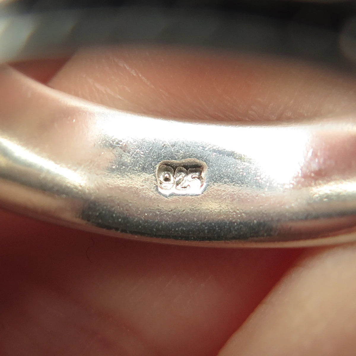 925 Sterling Silver Vintage Braided Band Ring Size 7.25