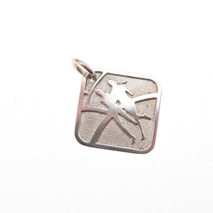 Tiffany & Co. Sterling Silver Vintage Nike Women's Marathon 2007 Mini Pendant