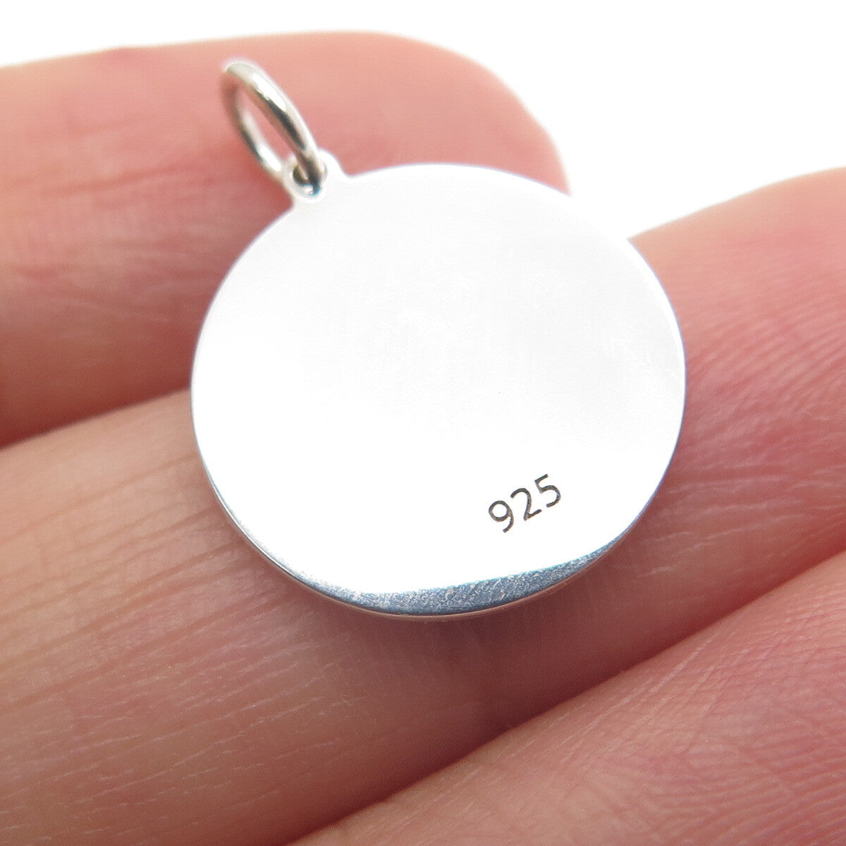 925 Sterling Silver Brown Enamel Cat & Dog Friendship Minimalist Charm Pendant