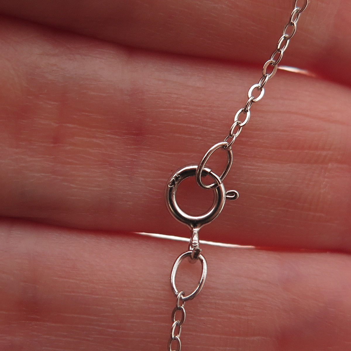 925 Sterling Silver Real Tanzanite Circle of Life Cable Chain Necklace 18"