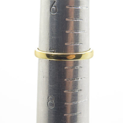 SMK 925 Sterling Silver 2-Tone Ribbed Ring Size 7