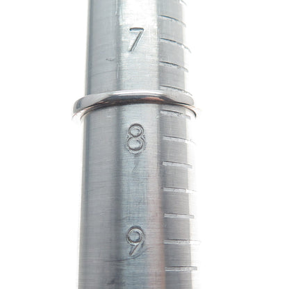 925 Sterling Silver Real Round-Cut Diamond & Oval-Cut Emerald Ring Size 7.75