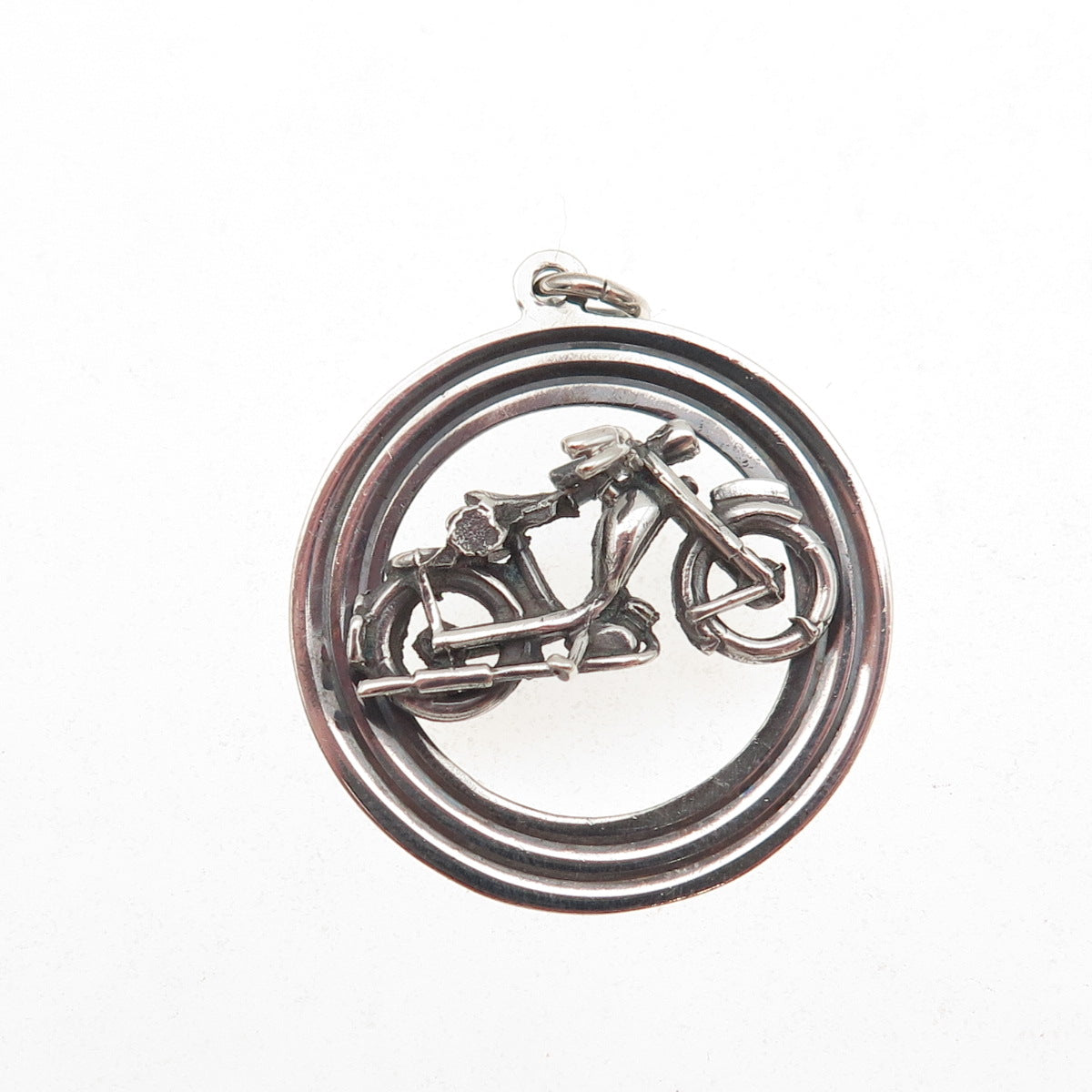 Payton Pepper & Sons 925 Sterling Silver Vintage 1969 Birmingham Bicycle Pendant