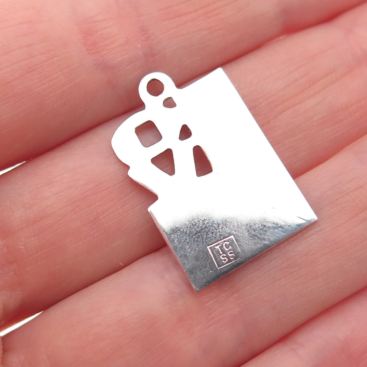 Town & Country 925 Sterling Silver Vintage Love Charm Pendant