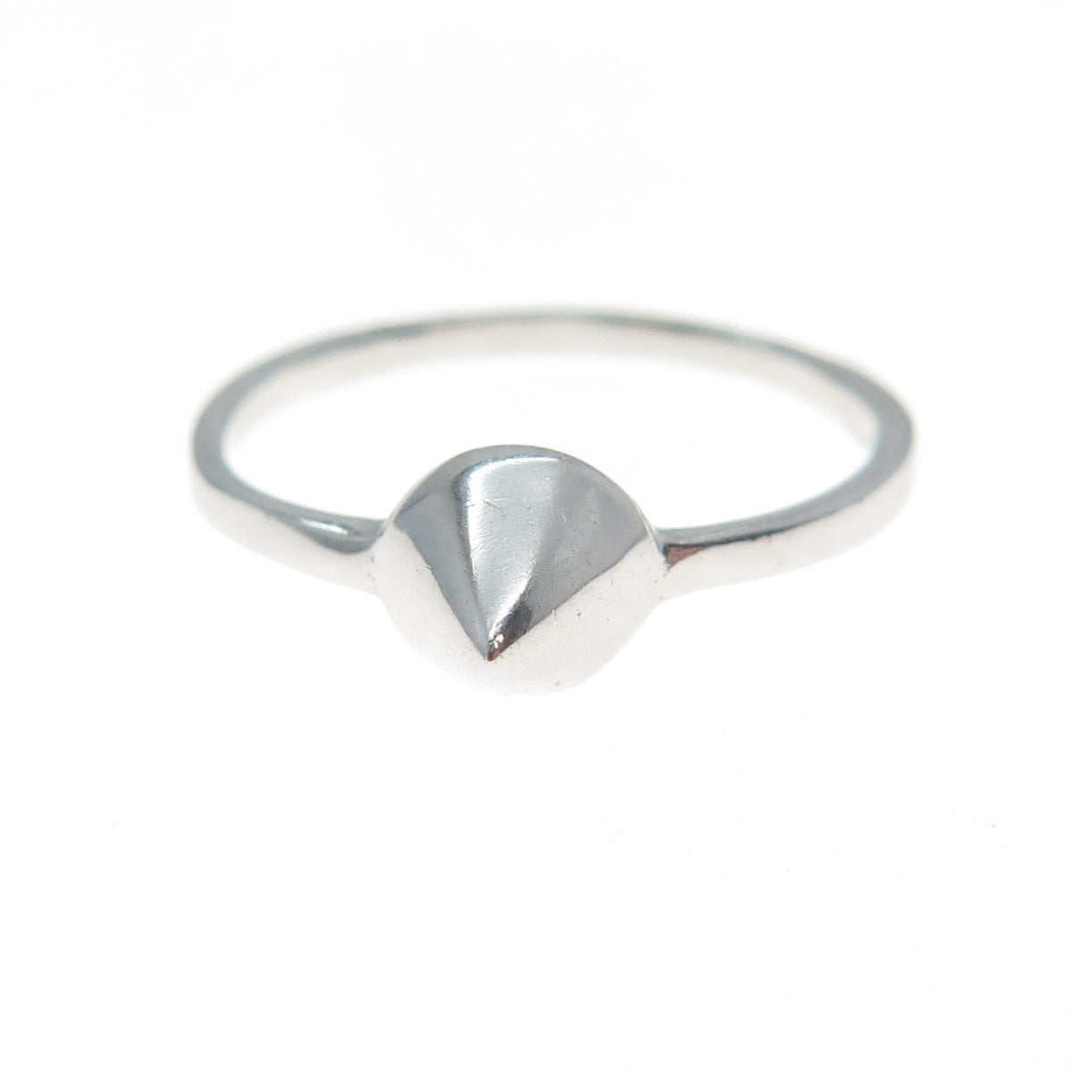 925 Sterling Silver Cone / Arrowhead Ring Size 6.5