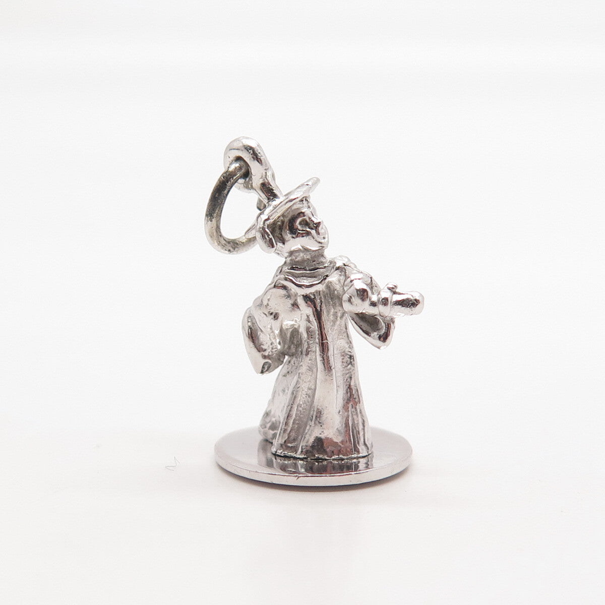 925 Sterling Silver Vintage Old Stock Graduate Boy Pendant
