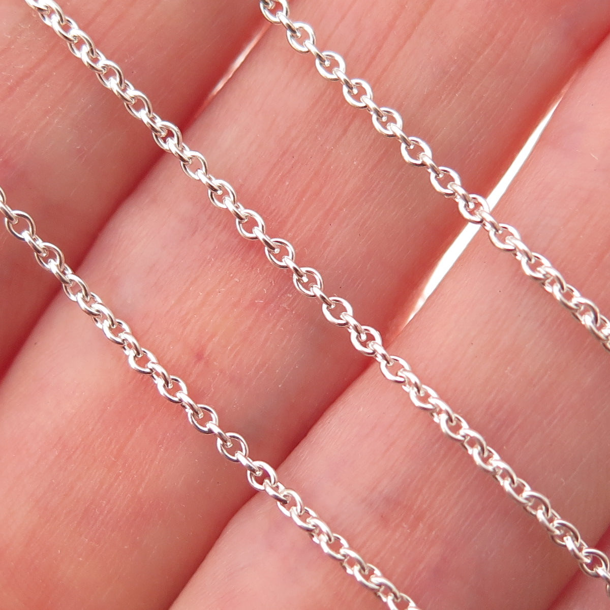 Theo Fennell 925 Sterling Silver Vintage Alias Cable Chain Necklace 16-18"