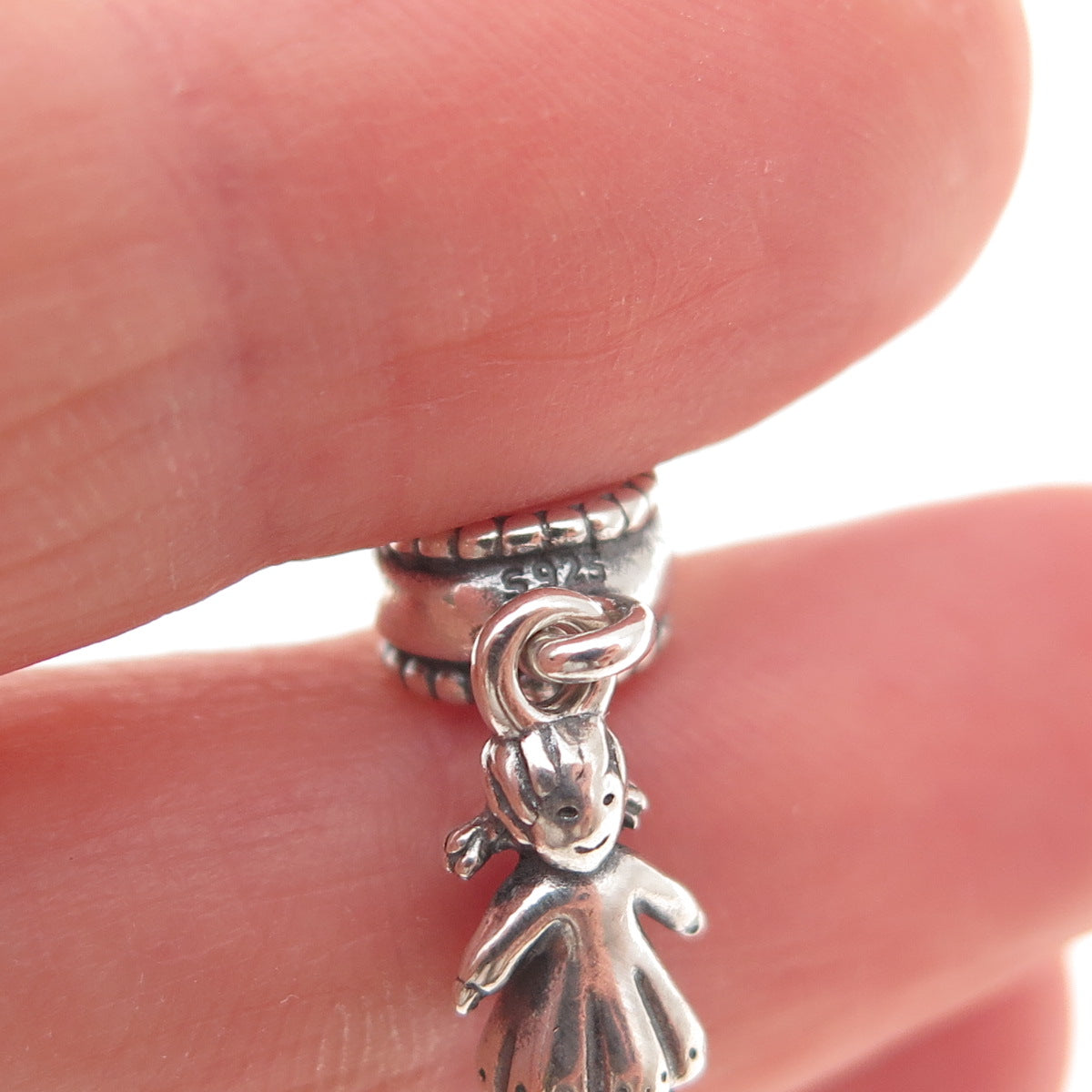 Pandora 925 Sterling Silver Little Girl Dangle Charm