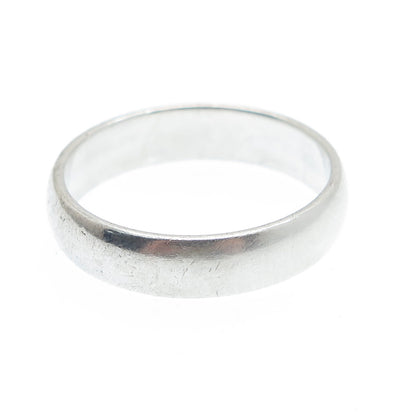 925 Sterling Silver Vintage MDSY Classic Wedding Band Ring Size 9.75