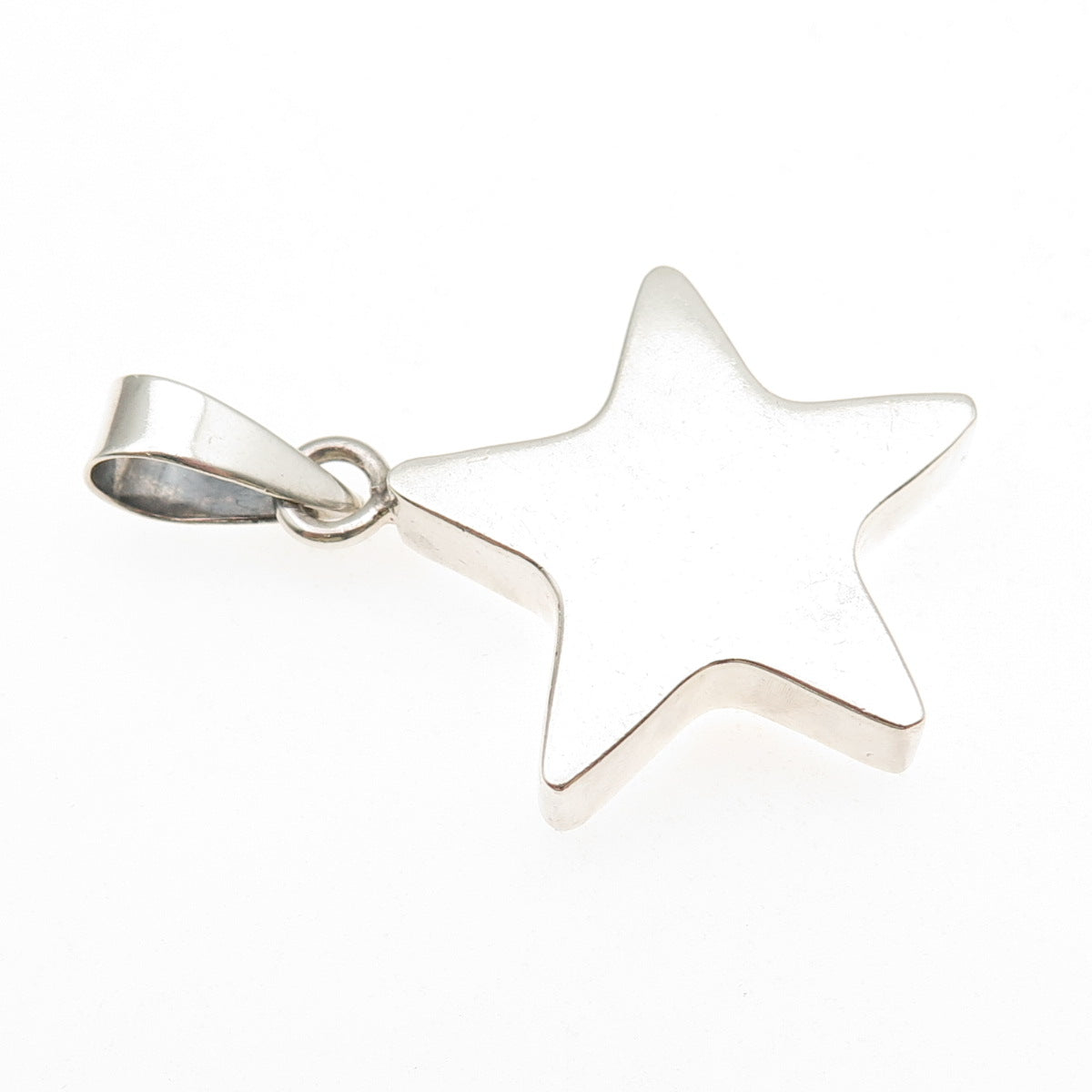 925 Sterling Silver Vintage Star Pendant